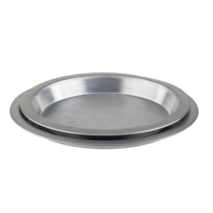 Tablecraft 10547 9" Stainless Steel Pie Pan Server