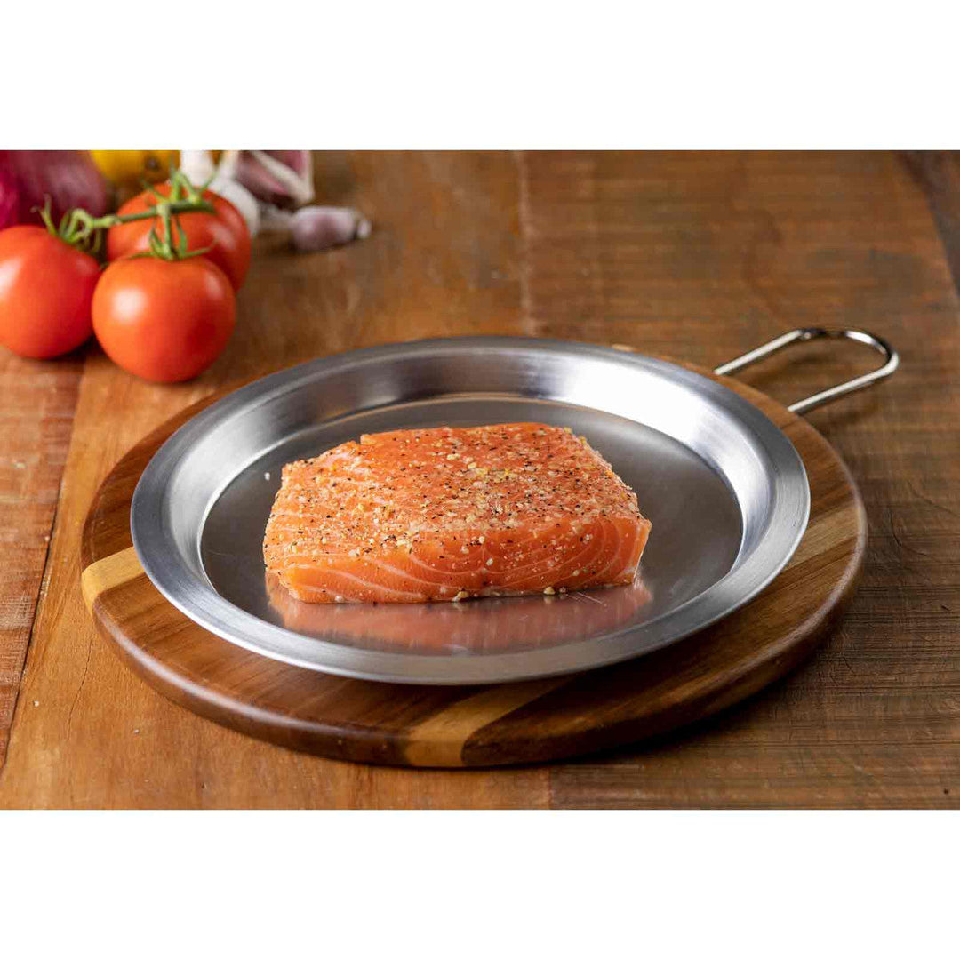 Tablecraft 10547 9" Stainless Steel Pie Pan Server