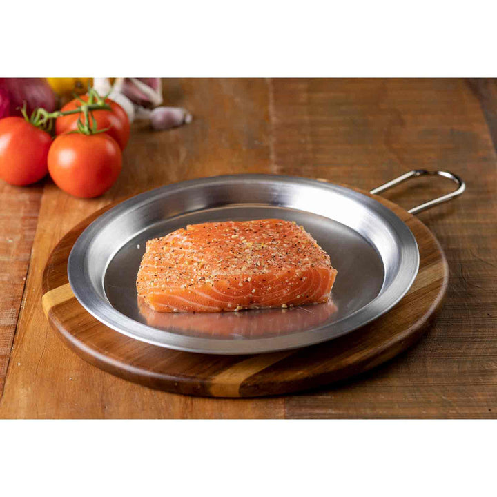 Tablecraft 10547 9" Stainless Steel Pie Pan Server Tablecraft