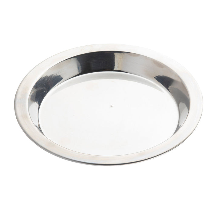 Tablecraft 10548 10" Stainless Steel Pie Pan Server Tablecraft