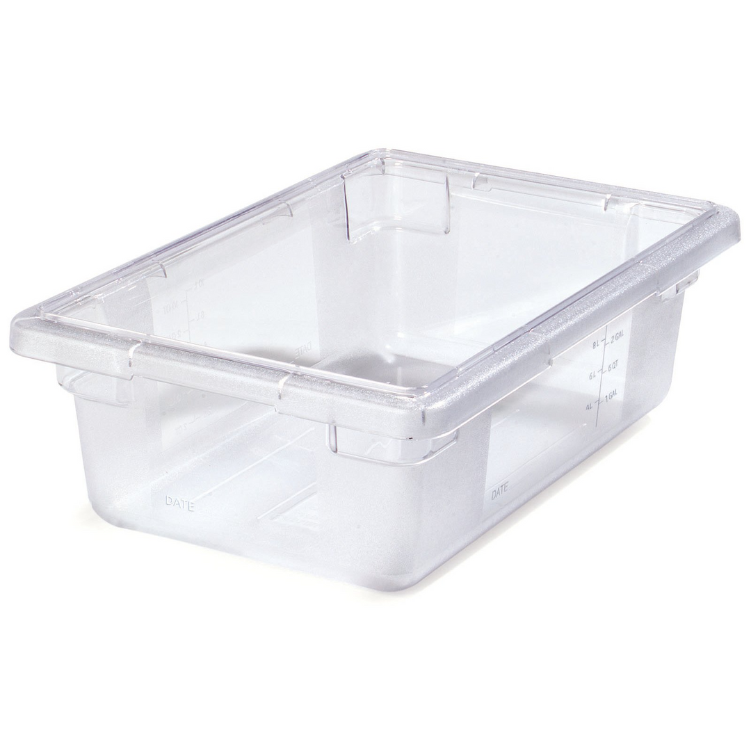 Rubbermaid 12 Qt. Clear Square Polycarbonate Food Storage Container