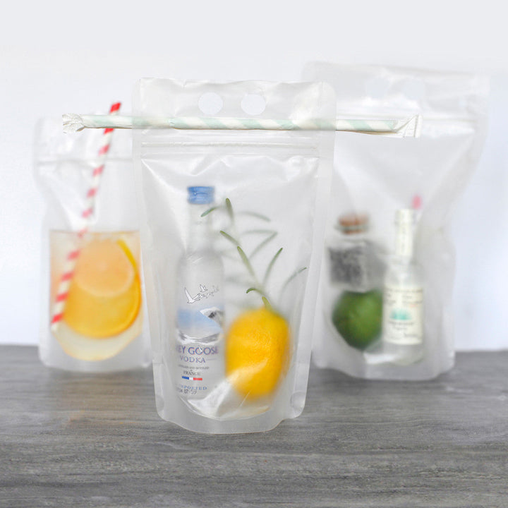 Tablecraft 10681 10 Oz To-Go Beverage Pouch Tablecraft