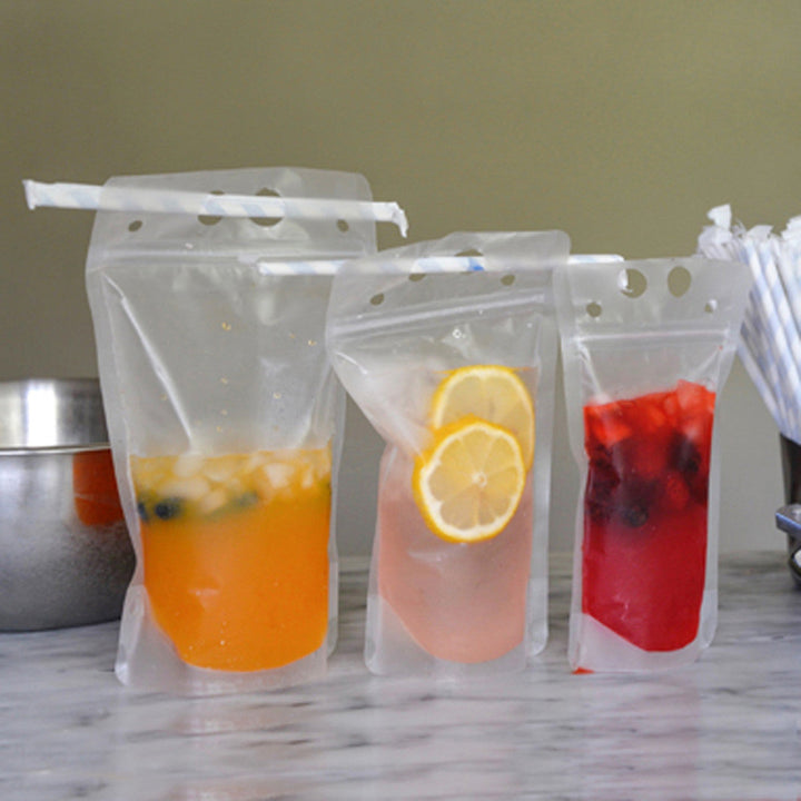 Tablecraft 10681 10 Oz To-Go Beverage Pouch Tablecraft