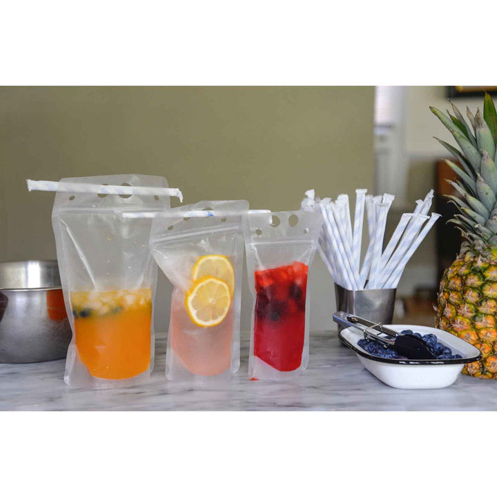 Tablecraft 10682 16 Oz To-Go Beverage Pouch Tablecraft