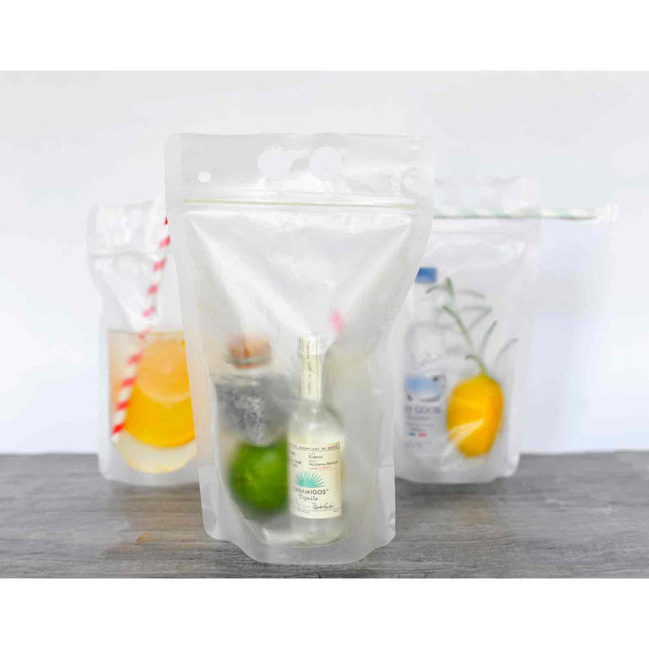 Tablecraft 10683 32 Oz To-Go Beverage Pouch