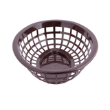 Tablecraft 1071BR 8" Oval Brown Plastic Basket