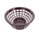 Tablecraft 1071BR 8" Oval Brown Plastic Basket
