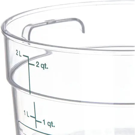 Carlisle 2 Qt Round Clear Container Storplus (10763-07) Carlisle
