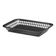 Tablecraft 1077BK 10.75" X7.75" X1.5" Black Rectangular Serving Basket
