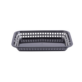 Tablecraft 1077BK 10.75" X7.75" X1.5" Black Rectangular Serving Basket