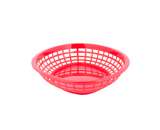 Tablecraft 1084R 11.75" X 8-7/8" Oval Red Jumbo Basket