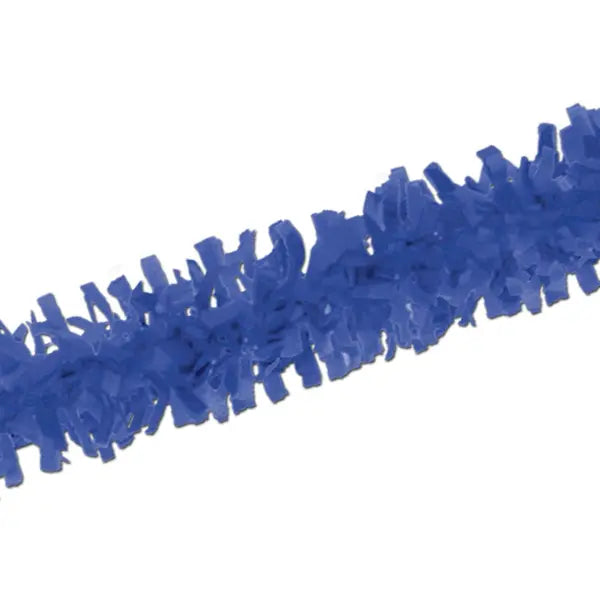 Blue Vertical Paper Garland 11.5 Feet | Paper Fantasies