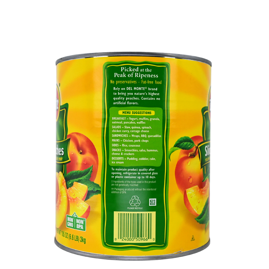 Sliced Peaches in Light Syrup 106 oz (#10 Can)