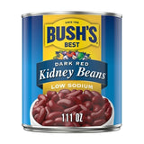 Bush's Best Low Sodium Dark Red Kidney Beans 110 oz