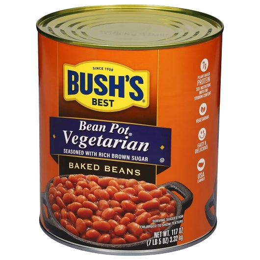 Bush's Best Bean Pot Vegetarian Baked Beans (#10 Can)