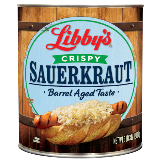 Libby's Crispy Sauerkraut 99 oz  (#10 Can) ShopAtDean