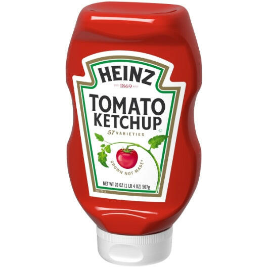 Heinz 20 oz Tomato Ketchup (Upside Down Plastic Bottle) Heinz