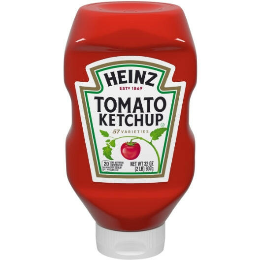 Heinz 32 oz Tomato Ketchup (Upside Down Plastic Bottle) Heinz