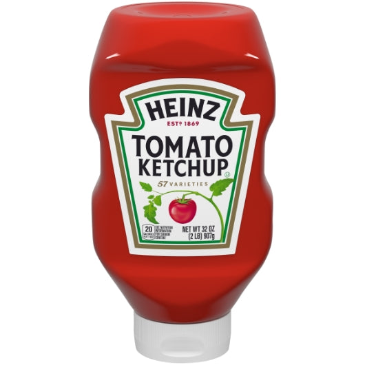 Heinz 32 oz Tomato Ketchup (Upside Down Plastic Bottle)