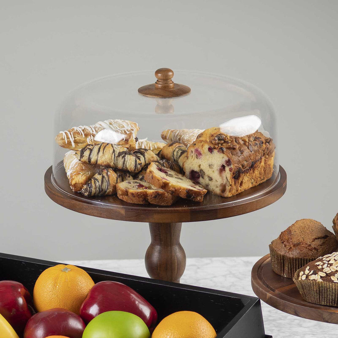 Tablecraft 11443 Acrylic 11.875 Inches Dome for Acacia Cake Stand Tablecraft