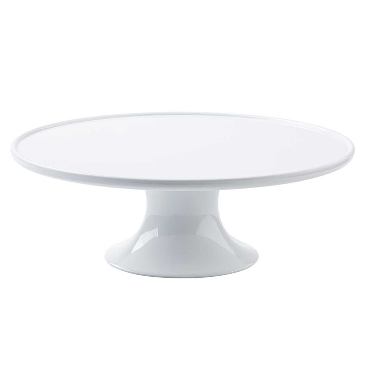 Tablecraft 11489 White Round Melamine 11.5" Cake Stand