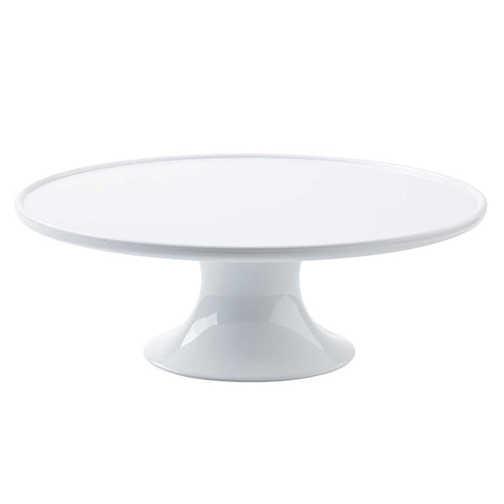 Tablecraft 11489 White Round Melamine 11.5" Cake Stand Tablecraft