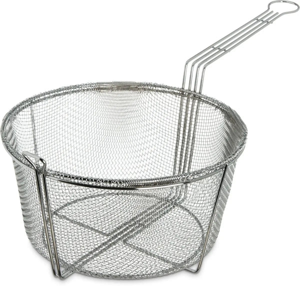 Carlisle 11.5" Fryer Basket Round 6 Mesh (601002) Carlisle