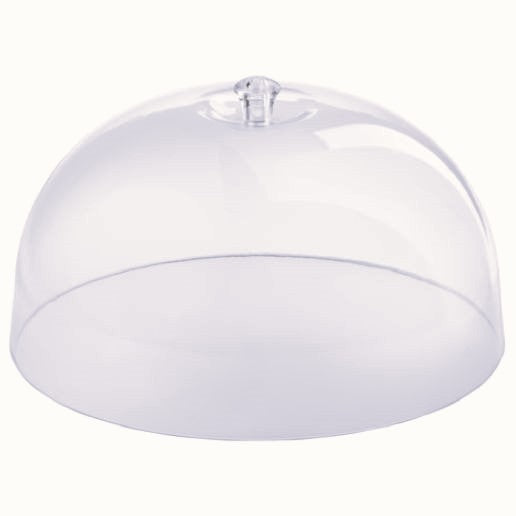 Tablecraft 11519 Clear Round 11.125" Dome Cover for Cake Stand