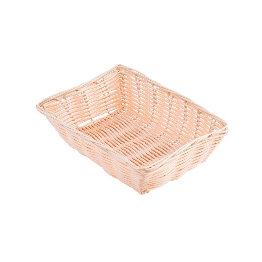 Tablecraft 1172W 9"X6"X2.5" Rectangular Natural Handmade Basket