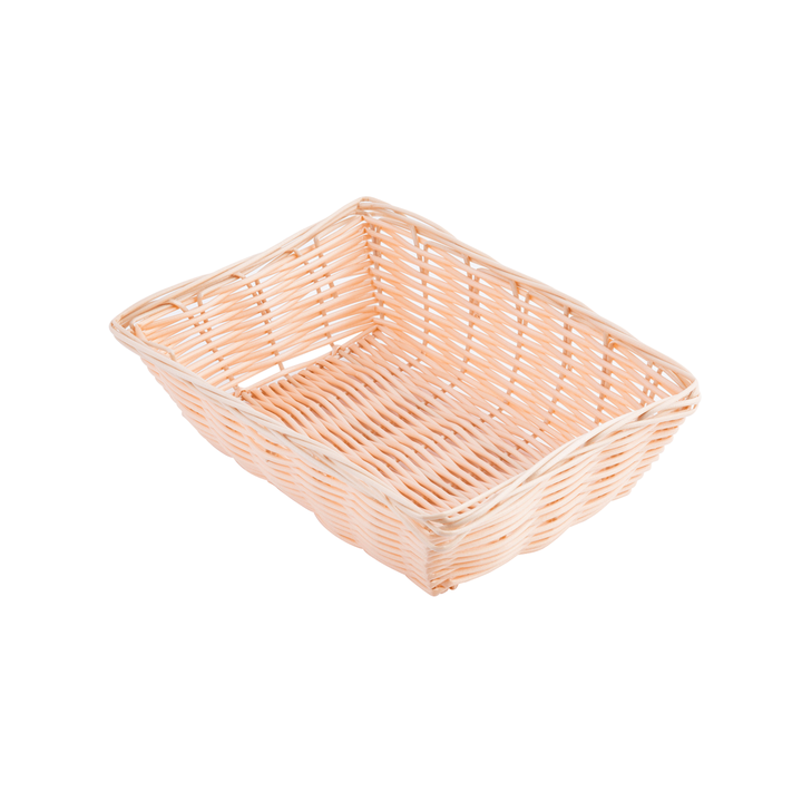 Tablecraft 1172W 9"X6"X2.5" Rectangular Natural Handmade Basket