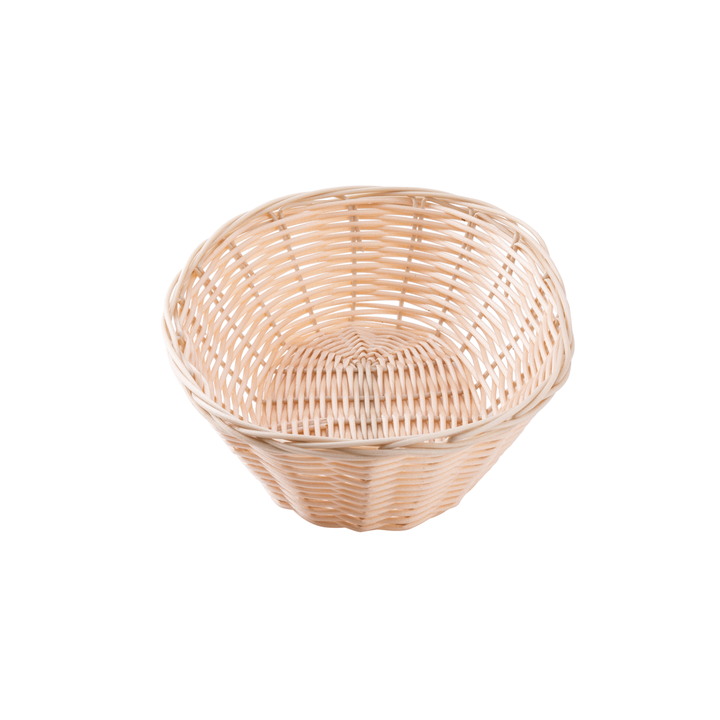 Tablecraft 1174W 9"X6"X2.5" Oval Natural Handmade Basket Tablecraft