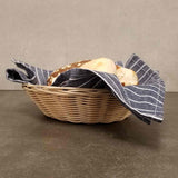 Tablecraft 1175W 8.5" Round Natural Handmade Basket