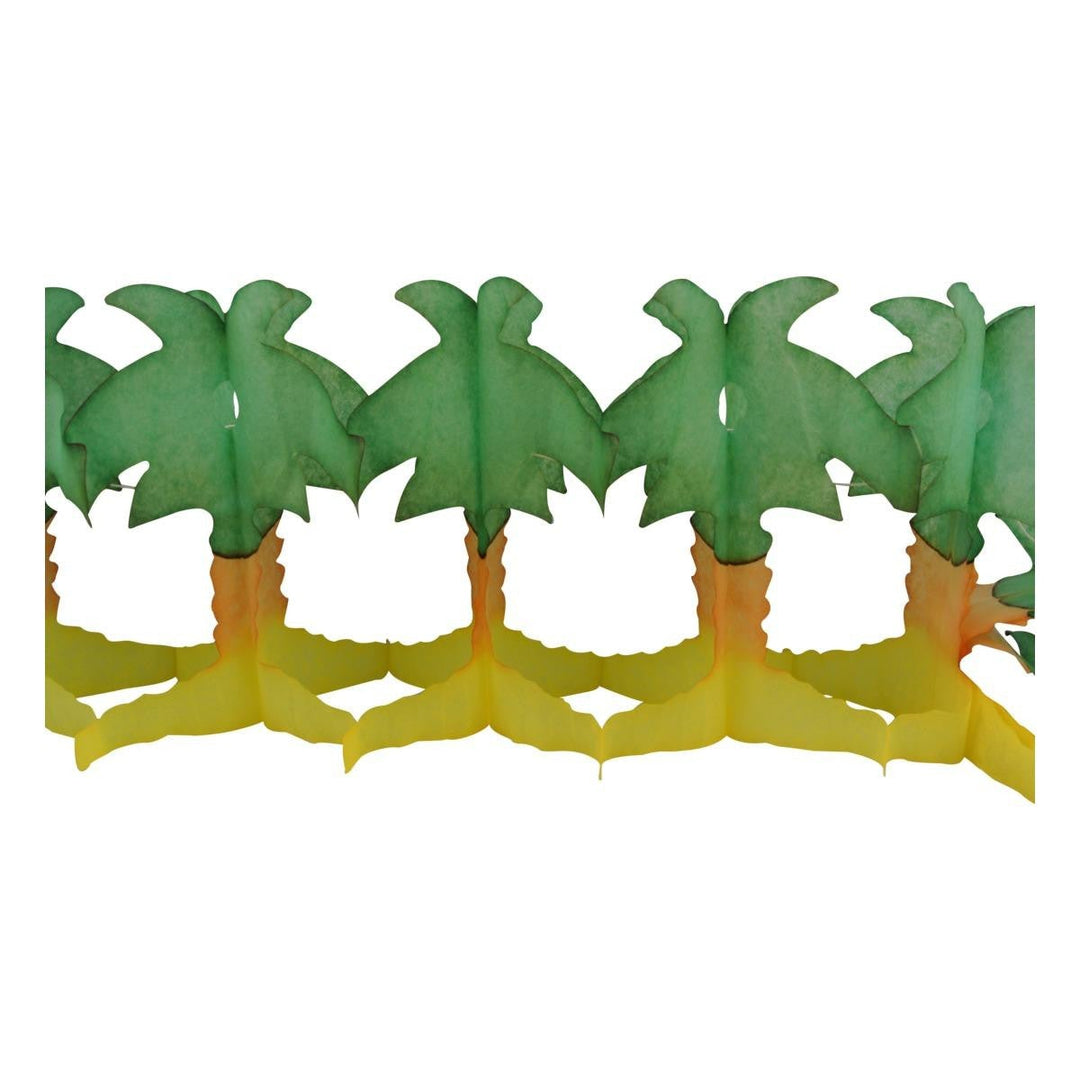 12' Palm Tree Paper Garland