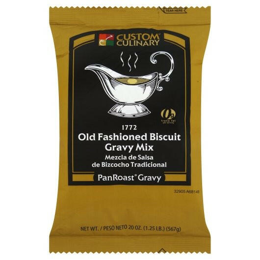 Custom Culinary Panroast Old Fashioned 20 oz Biscuit Gravy Mix Custom Culinary