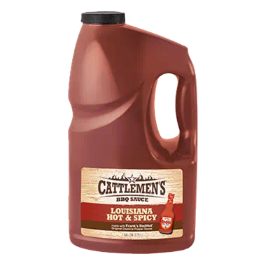 Cattlemen's Louisiana Hot and Spicy Barbecue Sauce Gallon Cattlemens