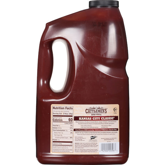 Cattlemen's Kansas City Classic Barbecue Sauce Gallon Cattlemens