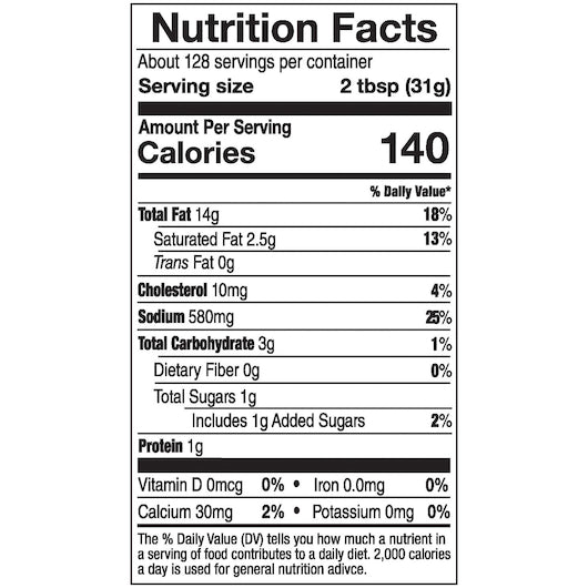 Marzetti Roasted Garlic Parmesan Wing Sauce Gallon