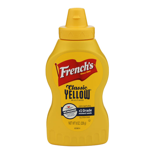 French's Classic Yellow Mustard 8 Oz Bottles
