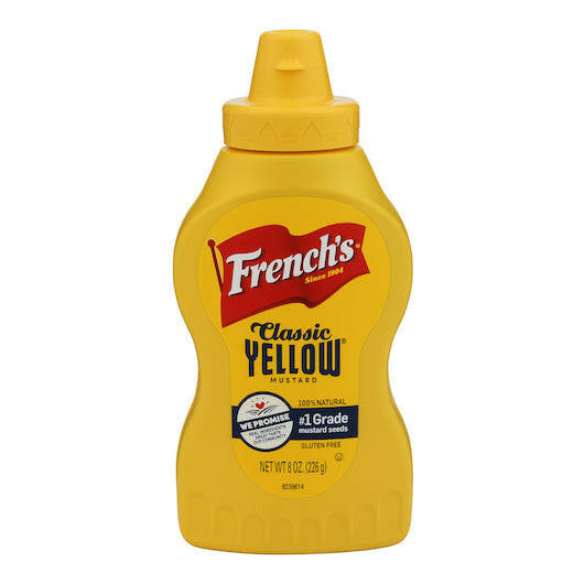 French's Classic Yellow Mustard 8 Oz Bottles Frenchs