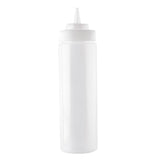 Tablecraft 12463C 24 Oz Natural Wide Mouth Squeeze Dispenser