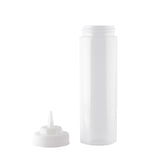 Tablecraft 12463C 24 Oz Natural Wide Mouth Squeeze Dispenser