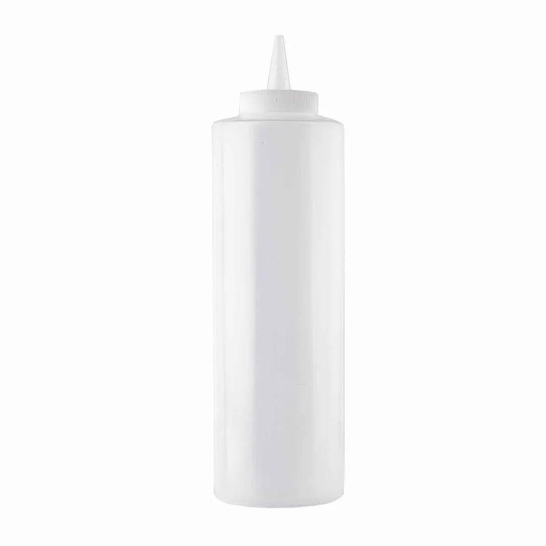 Tablecraft 124C-1 24 Oz Clear Squeeze Bottle Tablecraft