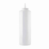 Tablecraft 124C-1 24 Oz Clear Squeeze Bottle