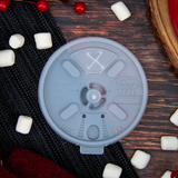Dart 12FTLS Translucent Lift N' Lock Lid with Straw Slot