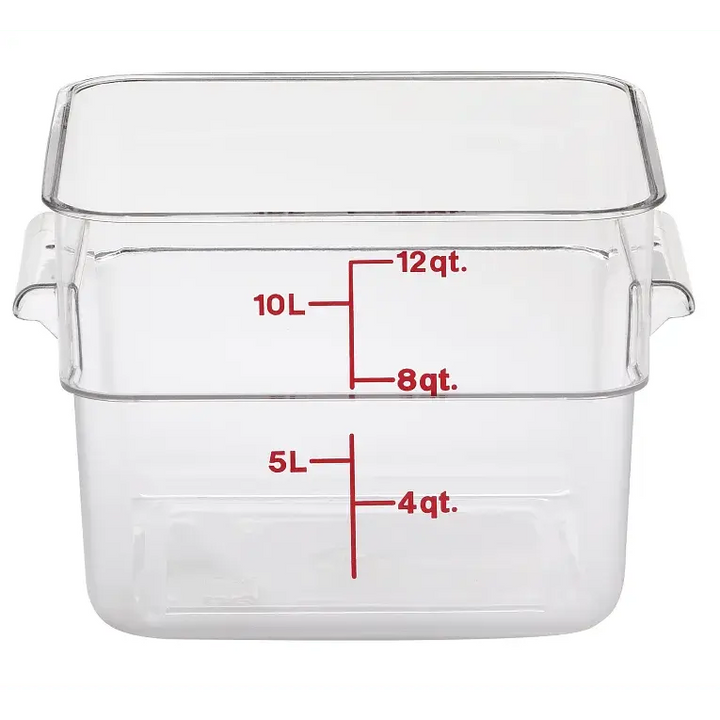 Cambro 12SFSCW 12 Qt Square Container Cam-Wear Cambro