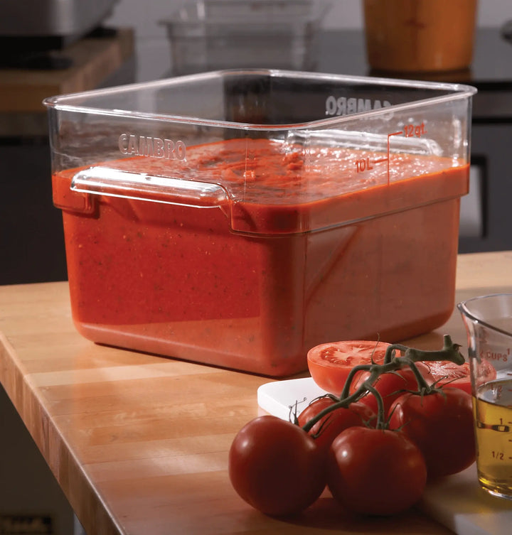 Cambro 12SFSCW 12 Qt Square Container Cam-Wear Cambro