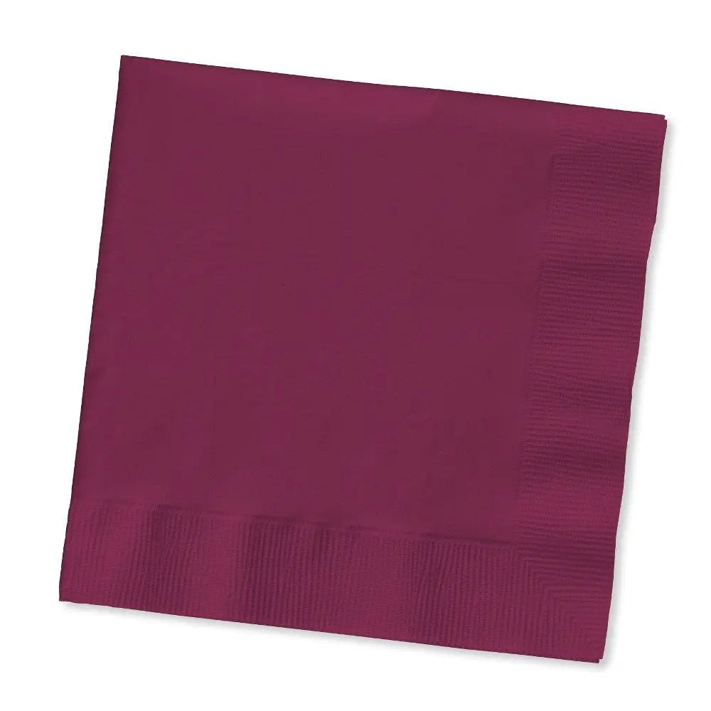 13" X 13" Burgundy Luncheon Napkins