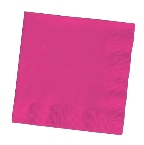 Creative Converting 13" X 13" Hot Magenta Luncheon Napkins Creative Converting