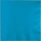 Creative Converting 13" X 13" Turquoise Luncheon Napkins