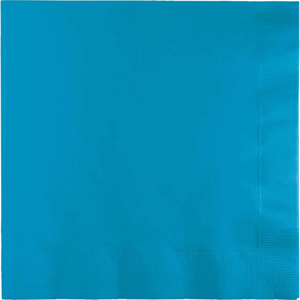 Creative Converting 13" X 13" Turquoise Luncheon Napkins Creative Converting